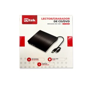 Lector/grabador de CD/DVD USB dual C/A