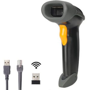 Lector código de barra CCD inalámbrica 2,4 Ghz y alámbrica USB con procesador de 32 bits / mod. UT-BSCW30