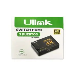 Switch de video HDMI 4K de 3 puertos / mod. UL-VS4K3